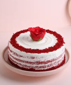 Crimson Velvet Bliss Cake