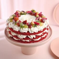 Exotic Fruit Velvet Charm Cake