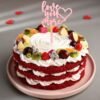 Velvet Charm Fruit Indulgence Cake