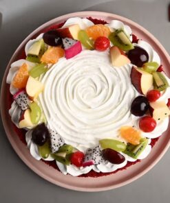 Velvet Charm Fruit Indulgence Cake1