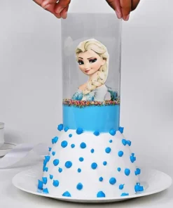 Snow Princess Drizzle Pull-Me-Up Cake
