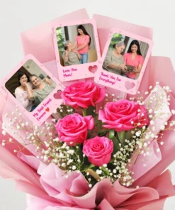 Cherished Love – Roses & Photo Keepsakes