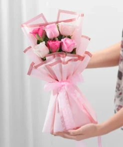 Rosy Charm & Cake Combo