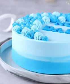 Champion Dad Blue Cream Cake