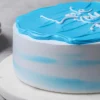 Love You Paa Blue Cake