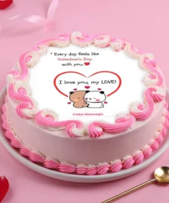 Adorable Love Message Cake