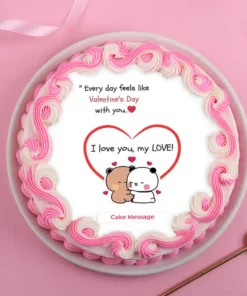 Adorable Love Message Cake