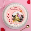 Personalized Valentine Picture Cake
