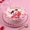 Romantic Valentine Picture Cake