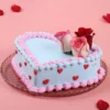 Roses & Hearts Love Cake