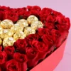 Scarlet Heart Luxury Arrangement